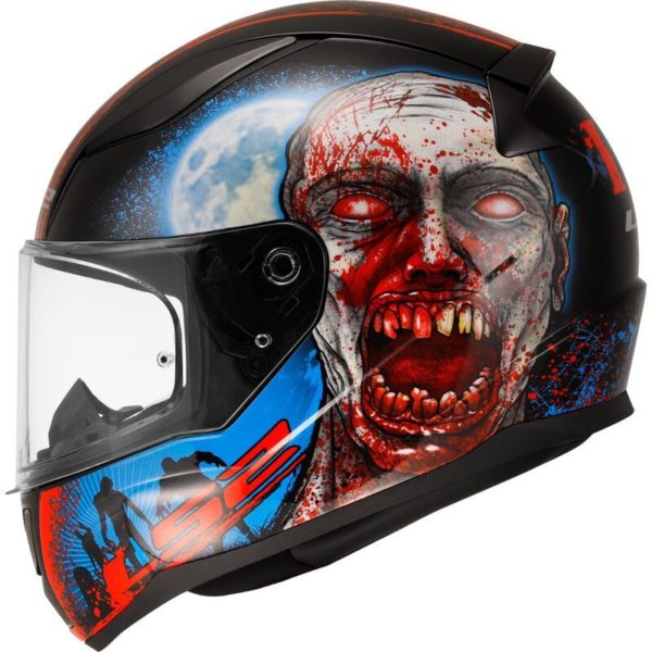 CASCO LS2 FF353 RAPID II ZOMBIE BLACK RED-06