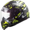 CASCO LS2 FF353 RAPID MINI VIGNETTE BLACK H-V YELLOW - Imagen 3