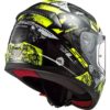 CASCO LS2 FF353 RAPID MINI VIGNETTE BLACK H-V YELLOW - Imagen 2
