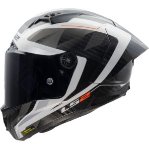 CASCO LS2 FF805 THUNDER GP AERO RAUTE WHITE GREY-06