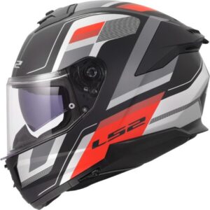 CASCO LS2 FF808 STREAM II VINTAGE BLACK GREY RED-06