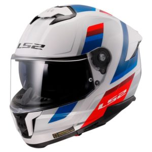 CASCO LS2 FF808 STREAM II VINTAGE WHITE BLUE RED