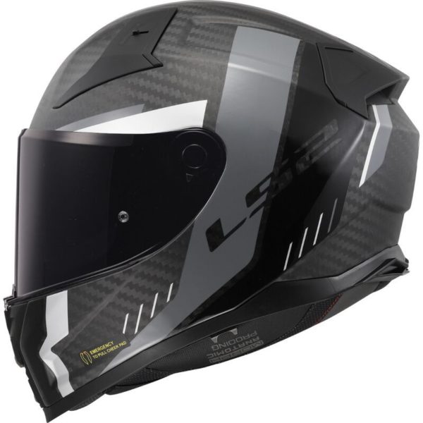 CASCO LS2 FF811 VECTOR II C GRID MATT BLACK GREY-06