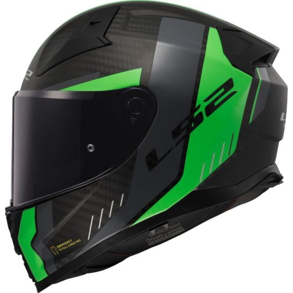 CASCO LS2 FF811 VECTOR II C GRID MATT FLUO GREEN-06