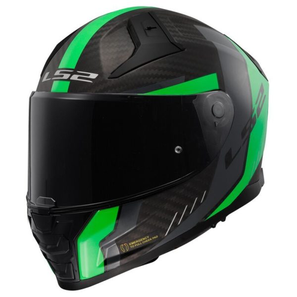 CASCO LS2 FF811 VECTOR II C GRID MATT FLUO GREEN-06