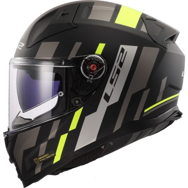 CASCO LS2 FF811 VECTOR II TRON M.BLACK H-V YELLOW-06