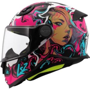 CASCO LS2 FF812 KID CYBERG PURPLE CYAN