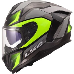 CASCO LS2 FF817 CHALLENGER II VIPER GREY H-V YELLOW