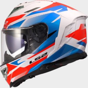 CASCO LS2 FF818 STORM III KOMAI WHITE BLUE