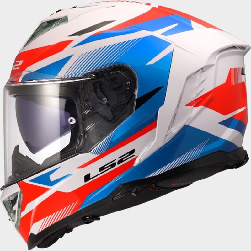 CASCO LS2 FF818 STORM III KOMAI WHITE BLUE