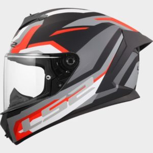 CASCO LS2 FF820 RAPID III HYPER BLACK RED