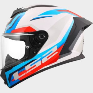 CASCO LS2 FF820 RAPID III HYPER WHITE BLUE RED