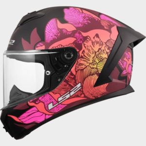 CASCO LS2 FF820 RAPID III POPPIES II BLACK PINK