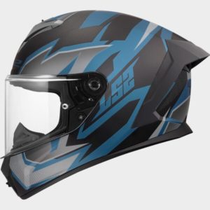 CASCO LS2 FF820 RAPID III XTREM BLACK BLUE PETROL