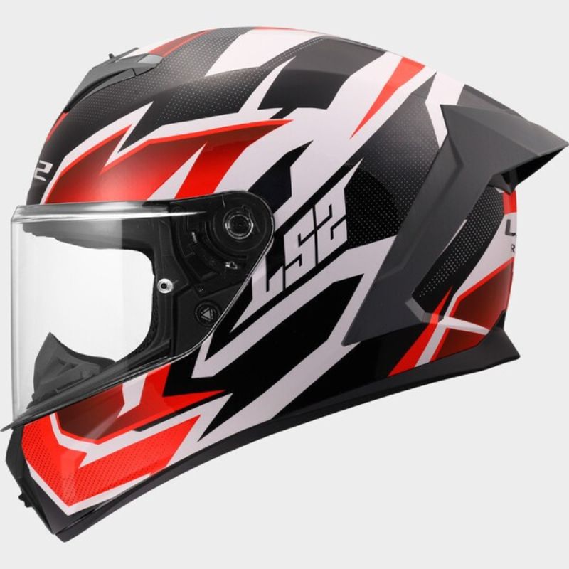 CASCO LS2 FF820 RAPID III XTREM WHITE BLACK RED