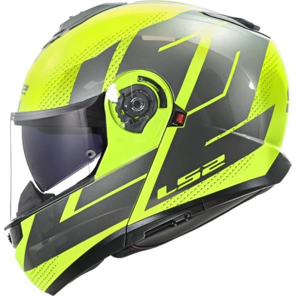 CASCO LS2 FF908 STROBE II CODE H-VIS YELLOW GREY-06