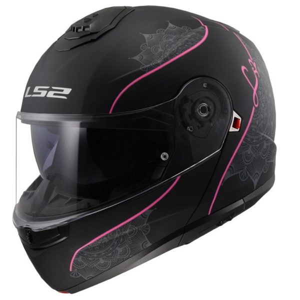 CASCO LS2 FF908 STROBE II LUX M.BLACK PINK-06