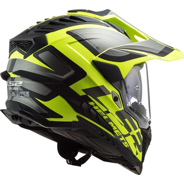 CASCO LS2 MX701 EXPLORER ALTER MATT BLACK H-06