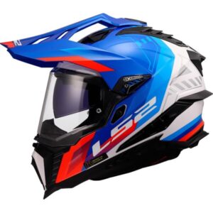CASCO LS2 MX701 EXPLORER HEXA WHITE BLUE RED-06