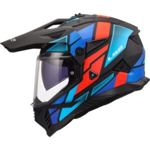 CASCO LS2 MX702 PIONEER II BLOCK BLACK RED BLUE-06