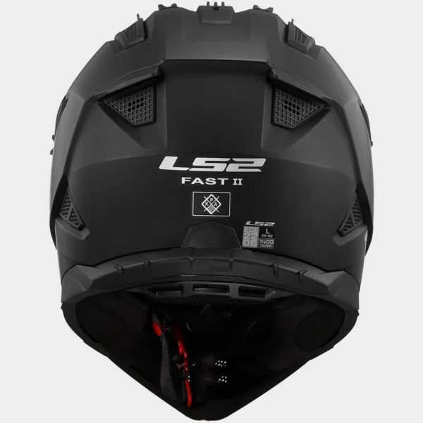 CASCO LS2 MX708 FAST II SOLID MATT BLACK-06