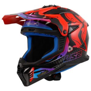 CASCO LS2 MX708 FAST II WASH RED-06