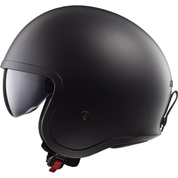 CASCO LS2 OF599 SPITFIRE II SOLID MATT BLACK-06