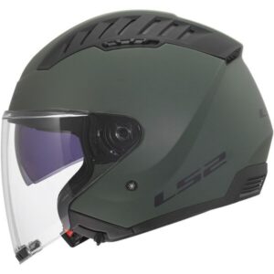 CASCO LS2 OF600 COPTER II SOLID MILITARY GREEN-06