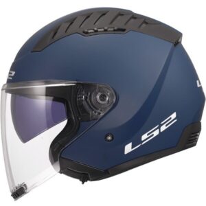 CASCO LS2 OF600 COPTER II SOLID NAVY MATT BLUE-06