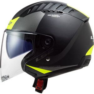 CASCO LS2 OF600 COPTER II URBANE M.BLACK H-V YELLOW-06