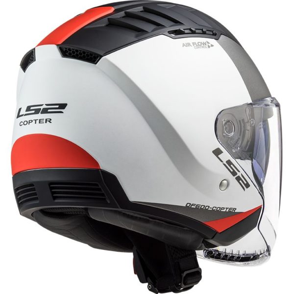 CASCO LS2 OF600 COPTER II URBANE M.WHITE RED-06