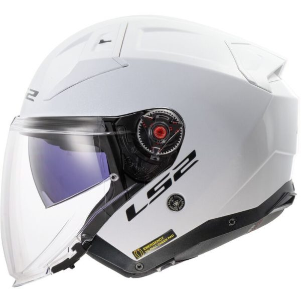 CASCO LS2 OF603 INFINITY II SOLID GLOSS WHITE-06