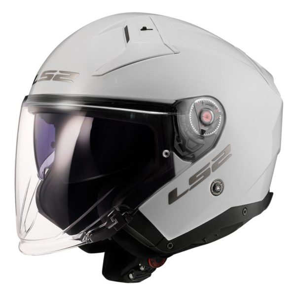 CASCO LS2 OF603 INFINITY II SOLID GLOSS WHITE-06