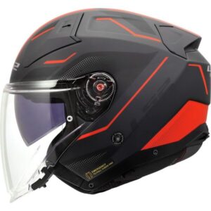 CASCO LS2 OF603 INFINITY II VEYRON BLACK GREY RED-06