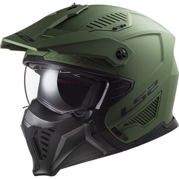 CASCO LS2 OF606 DRIFTER SOLID MATT MILITARY GREEN-06