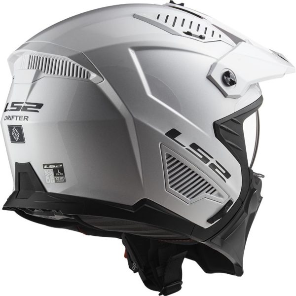 CASCO LS2 OF606 DRIFTER SOLID WHITE-06