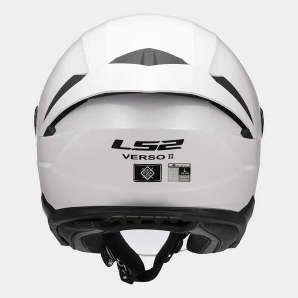 CASCO LS2 OF618 VERSO II SOLID WHITE