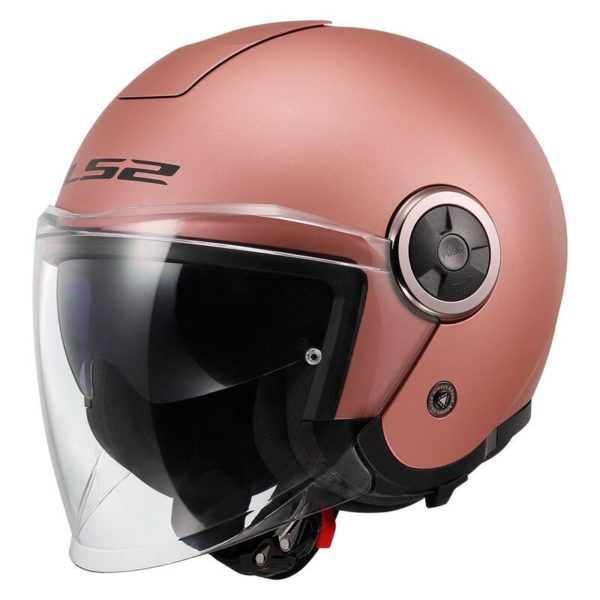 CASCO LS2 OF620 CLASSY SOLID MATT GOLD PINK-06