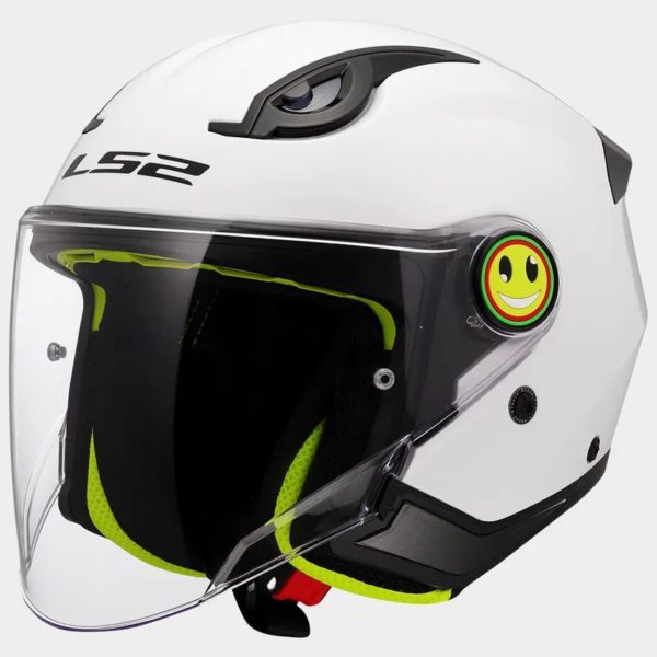 CASCO LS2 OF622 FUNNY II SOLID WHITE