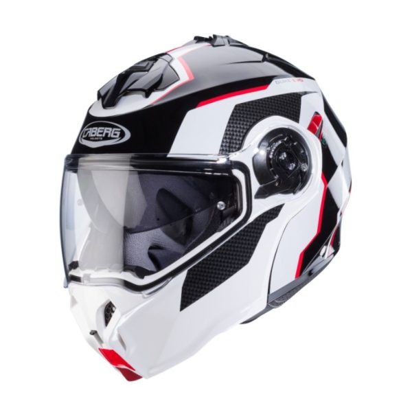 CASCO MODULAR CABERG DUKE EVO MOVE BLACK/WHITE/RED