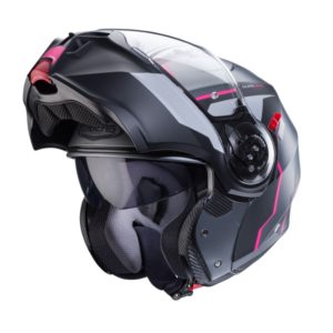 CASCO MODULAR CABERG DUKE EVO MOVE MATT GUN METAL/BLACK/FUCHSIA