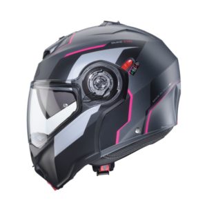 CASCO MODULAR CABERG DUKE EVO MOVE MATT GUN METAL/BLACK/FUCHSIA