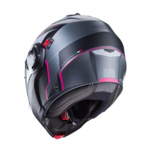 CASCO MODULAR CABERG DUKE EVO MOVE MATT GUN METAL/BLACK/FUCHSIA