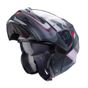 CASCO MODULAR CABERG DUKE X TOUR MATT BLACK/FUCHSIA/ANTHRACITE/SILVER