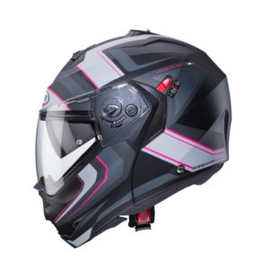 CASCO MODULAR CABERG DUKE X TOUR MATT BLACK/FUCHSIA/ANTHRACITE/SILVER