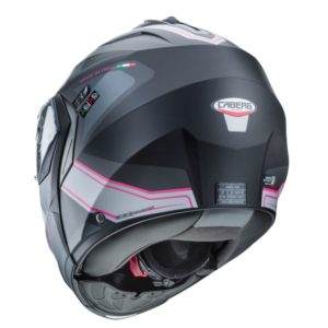 CASCO MODULAR CABERG DUKE X TOUR MATT BLACK/FUCHSIA/ANTHRACITE/SILVER