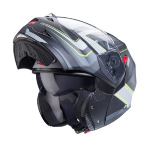 CASCO MODULAR CABERG DUKE X TOUR MATT BLACK/YELLOW FLUO/ANTHRACITE/SILVER