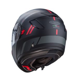 CASCO MODULAR CABERG LEVO X MANTA MATT BLACK/ANTHRACITE/RED