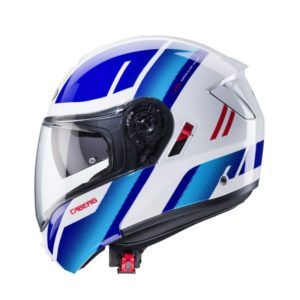 CASCO MODULAR CABERG LEVO X MANTA WHITE/BLUE/RED