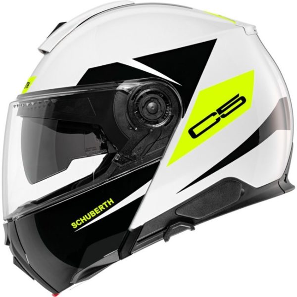 Casco Modular Schuberth C5 ECLIPSE AMARILLO BRILLO